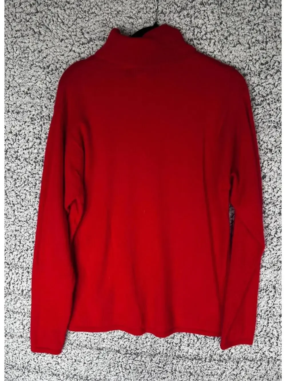 Precious Fiber 100% Cashmere Turtleneck Sweater Red Women’s Large